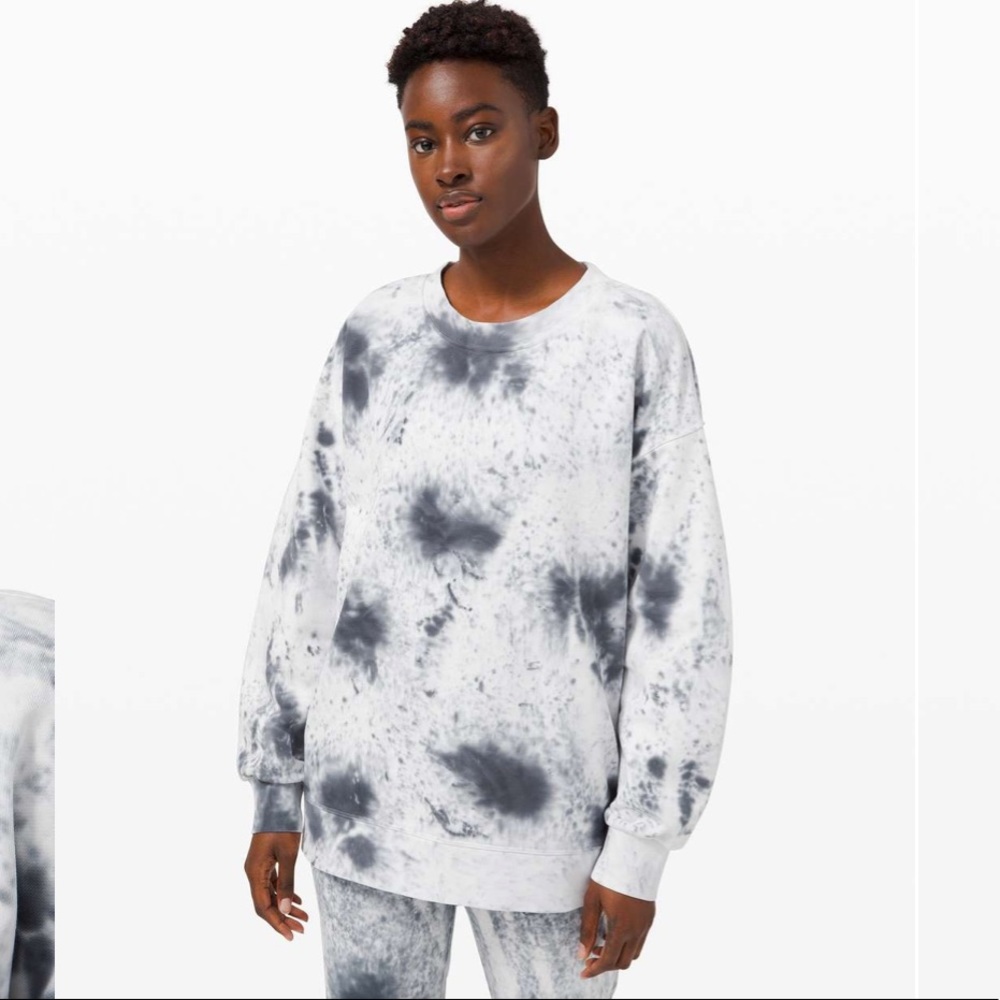Lululemon Perfectly Oversized Crew *Tie Dye